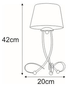Lampka stołowa / nocna K-4083 z serii SOFIA