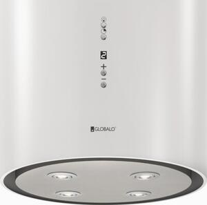 Okap GLOBALO Cylindro Isola 39.7 BiaÅy 742m3/h 61dB klasa B WyÅwietlacz elektroniczny