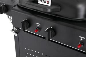 Grill ogrodowy gazowy YATO YG-20008 11 kW 48 x 37 cm