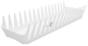 Stojak ociekacz na talerze plastikowy biały 39 cm
