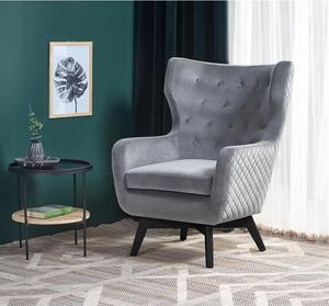 Fotel MARVEL VELVET szary