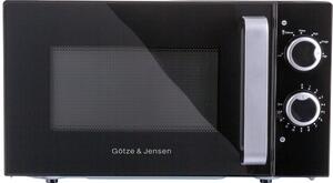 Kuchenka mikrofalowa GÖTZE & JENSEN MO301K 700W średnica 24.5 cm pojemność 20L Czarny