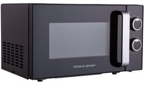 Kuchenka mikrofalowa GÖTZE & JENSEN MO301K 700W średnica 24.5 cm pojemność 20L Czarny