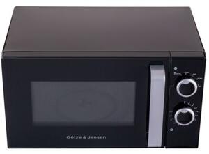 Kuchenka mikrofalowa GÖTZE & JENSEN MO301K 700W średnica 24.5 cm pojemność 20L Czarny