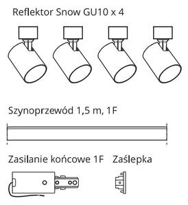 Snow SET 1F złoty LP-737 GD SET Light Prestige