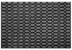 Nowoczesny dywan tkany ręcznie szary wiskoza geometryczny 160 x 230 cm Cizre Beliani