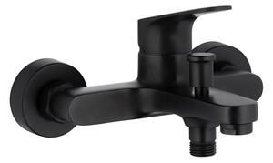 Bateria wannowa natynkowa KFA ARMATURA Otava 5554-010-81 Czarny mat