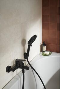 Bateria wannowa natynkowa KFA ARMATURA Otava 5554-010-81 Czarny mat