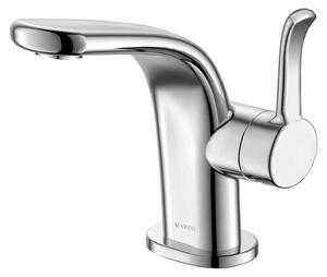 Bateria umywalkowa z korkiem automatycznym "klik-klak", model CENTO CROMO, chrom