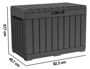 Skrzynia ogrodowa KETER Kentwood Box 259152 190L Grafit