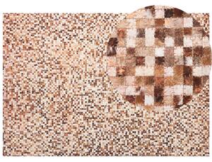 Dywan nowoczesny patchwork geometryczny 160x230 cm brązowy Torul Beliani