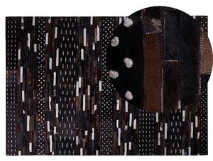 Dywan nowoczesny do salonu skóra bydlęca prostokątny chodnik 140 x 200 cm Akseki Beliani