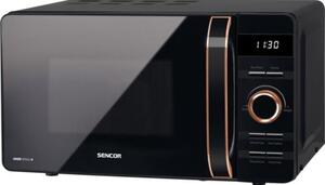 Kuchenka mikrofalowa SENCOR SMW 5320BK 800W średnica 27 cm pojemność 17L Czarny
