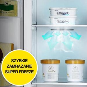 Lodówka HISENSE RQ758N4SBFE MD Side by Side No Frost 178.5 Czarna Wi-Fi ConnectLife My Fresh Choice Metal Cooling