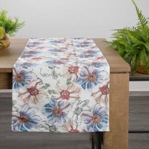 Bieżnik EUROFIRANY Flore 7 40 x 140 cm Wielokolorowy