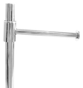 Stojak WC Estiva Round Chrome chromowany 3w1 uchwyt na papier rolki i szczotka WC 1 szt