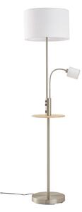 Lampa Podłogowa Lindby, Aovan, szary, salon, metal, nowoczesny