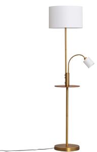 Lampa Podłogowa Lindby, Aovan, antyczny mosiądz, salon, metal, nowoczesny