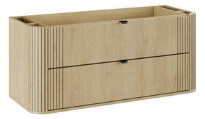 Szafka pod umywalkę OVALIA CREMONA 2S 120cm dąb cremona