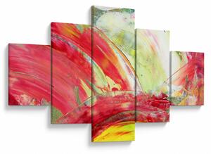 Obraz abstrakcji - malarstwo (125x70 cm)