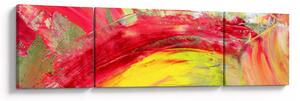 Obraz abstrakcji - malarstwo (170x50 cm)
