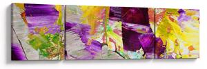 Obraz abstrakcji - malarstwo (170x50 cm)