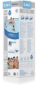 Basen BESTWAY Steel Pro 366 x 76 cm 6473L