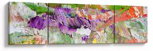 Obraz abstrakcji - malarstwo (170x50 cm)