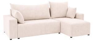 Kompaktowy narożnik z funkcją spania do salonu Sora L 242 cm - Express