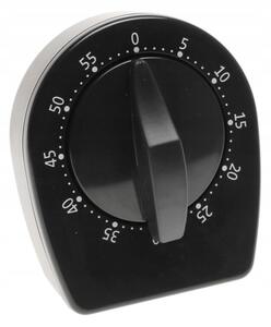 Minutnik kuchenny nakręcany czarny timer czasomierz 3528