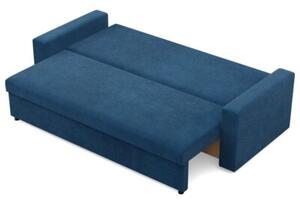 Kanapa 3 osobowa, BLOM, sztruks, 220x92x92 cm, granatowy | TYLETEGOTU