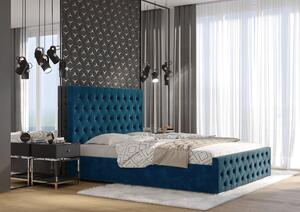 Łóżko tapicerowane z pojemnikiem Bolonia