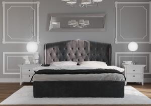 Łóżko tapicerowane z pojemnikiem Treviso
