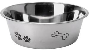 Miska PETS COLLECTION 21 cm Srebrny