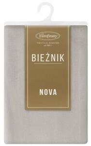 Bieżnik EUROFIRANY Melinda 40 x 140 cm Srebrny