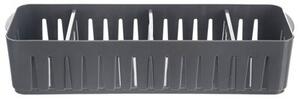 Pojemnik organizer na przyprawy szary 32x10,5x7 cm