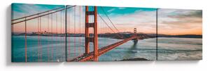 Obraz - Golden Gate, San Francisco (170x50 cm)