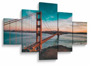 Obraz - Golden Gate, San Francisco (125x70 cm)