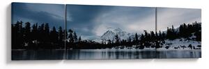 Obraz - Na zamarzniętym jeziorze (170x50 cm)