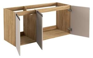 Szafka pod umywalkę LUXOR BEIGE 82-120-3D 120cm dąb olejowany/beżowa