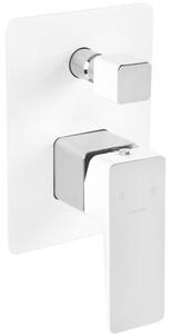 Bateria wannowa podtynkowa OMNIRES Parma PM7435 Chrom/Biały