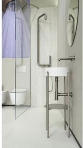 Bateria umywalkowa podtynkowa DEANTE Silia Hexa BHS F54L Stal szczotkowana