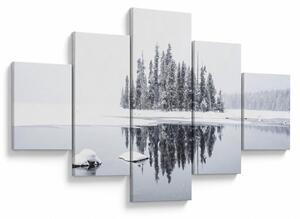 Obraz - Było biało (125x70 cm)