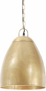 Industrialna lampa wisząca, 25 W, mosiężna, okrągła, 32 cm, E27