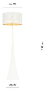 Lampa stojąca podłogowa Emibig 1xE27 60W ESTRELLA LP1 WHITE/GOLD 1155/LP1