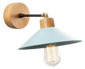 Turkusowy/w naturalnym kolorze kinkiet ø 24 cm Manavgat – Opviq lights
