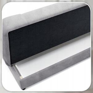 Wersalka RozkÅadana Sofa Z FunkcjÄ Spania Dwuosobowa Sztruks Szara PIANO