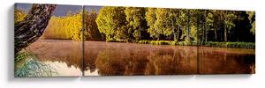 Obraz - Za rzeką (170x50 cm)