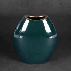 Wazon EUROFIRANY AMORA 2 14 x 7 x 16 cm Zielony