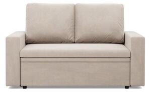 Sofa dwuosobowa, BLOM, velvet, 148x87x90 cm, beÅ¼owy | TYLETEGOTU
